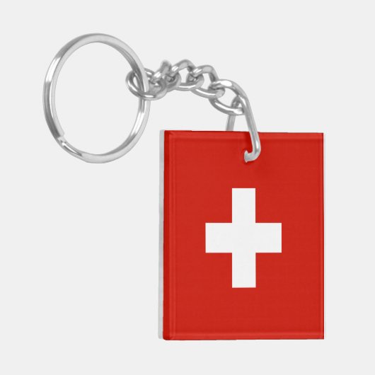 Zwitserland Sleutelhanger (Voorkant Links)