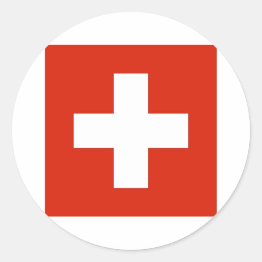 Zwitserland Sticker (Voorkant)