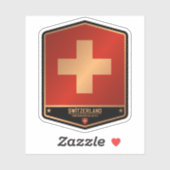 Zwitserland Sticker (Vel)
