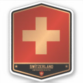 Zwitserland Sticker (Voorkant)