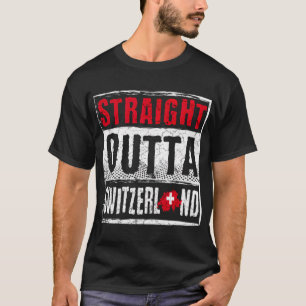 Zwitserland Straight Outta Zwitserland T-shirt