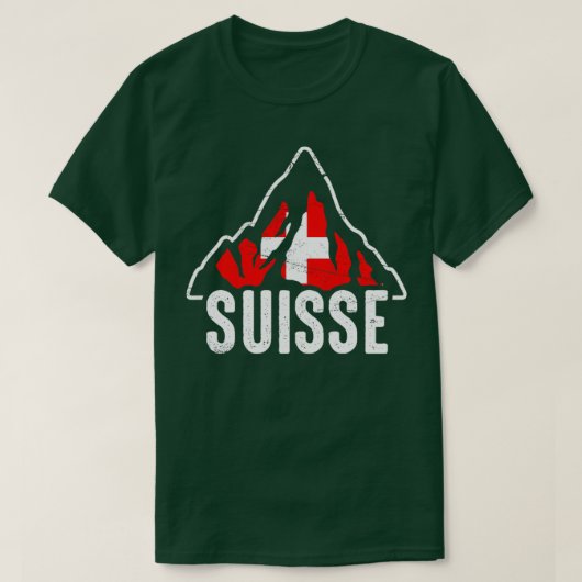 Zwitserland Suisse Matterhorn T-shirt (Design voorkant)
