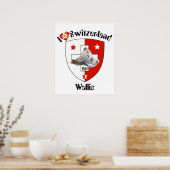 Zwitserland, Suisse, Svizzera, Svizra, Switzerland Poster (Keuken)