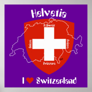 Zwitserland, Suisse, Svizzera, Svizra, Switzerland Poster
