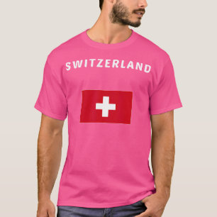 Zwitserland Suisse Tee Vlag Souvenir Cadeau Bern T-shirt