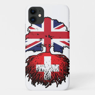 Zwitserland Swiss British UK Verenigd Koninkrijk Case-Mate iPhone Case