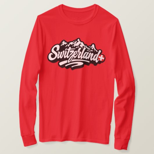 Zwitserland T-shirt (Design voorkant)
