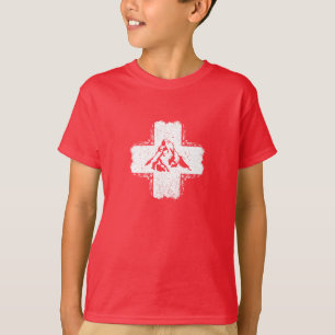 Zwitserland T-Shirt - Zwitserse Vlag Matterhorn