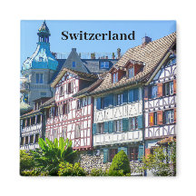 Zwitserland Timbered Houses Souvenir