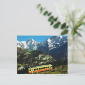 Zwitserland, Trein naar Jungfraujoch, de top van d Briefkaart (Staand voorkant)