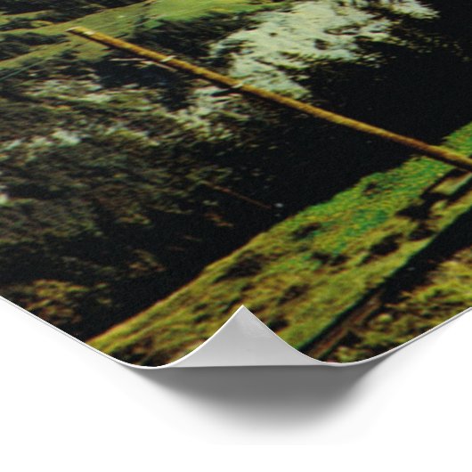 Zwitserland, Trein naar Jungfraujoch, Poster (Hoek)