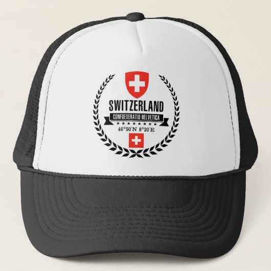 Zwitserland Trucker Pet (Voorkant)