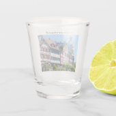 Zwitserland typische huizen Souvenir Shot Glas (Achterkant)