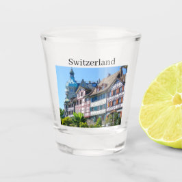 Zwitserland typische huizen Souvenir Shot Glas