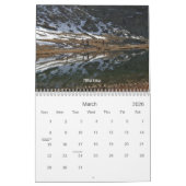 Zwitserland van geslagen sporen kalender (Mar 2026)