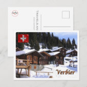 Zwitserland - Verbier - Briefkaart (Voorkant / Achterkant)