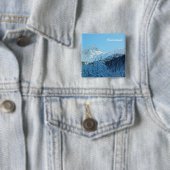 Zwitserland Vierkante Button 5,1 Cm (In situ)