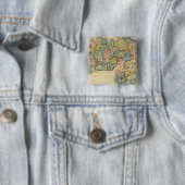 Zwitserland Vierkante Button 5,1 Cm (In situ)