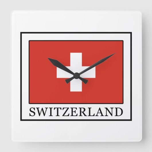 Zwitserland Vierkante Klok (Voorkant)