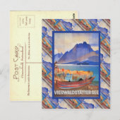 Zwitserland, Vierwaldstattersee Briefkaart (Voorkant / Achterkant)