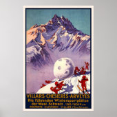 Zwitserland Villars Chesieres Arveyes Poster (Voorkant)