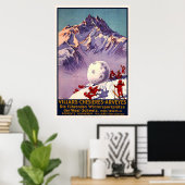 Zwitserland Villars Chesieres Arveyes Poster (Thuiskantoor)