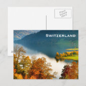 Zwitserland Vintage-reistoerisme Briefkaart (Voorkant / Achterkant)