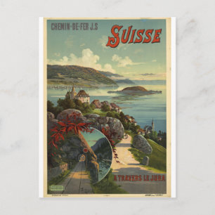 Zwitserland Vintage Travel Briefkaart