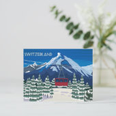 Zwitserland Vintage Travel Briefkaarten (Staand voorkant)