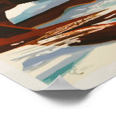 Zwitserland Vintage Travel Poster (Hoek)