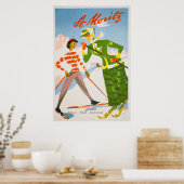 Zwitserland Vintage Travel Poster (Keuken)