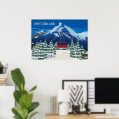 Zwitserland Vintage Travel Poster (Thuiskantoor)