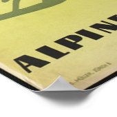 Zwitserland Vintage Travel Poster en Retro Prints (Hoek)