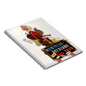 Zwitserland Vintage Travel Poster Notitieboek (Rechterzijde)