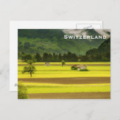 Zwitserland Vintage Travel Toerisme Briefkaart (Voorkant / Achterkant)