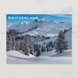 Zwitserland Vintage Travel Tourism Add Briefkaart