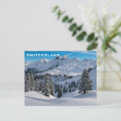 Zwitserland Vintage Travel Tourism Add Briefkaart (Staand voorkant)