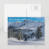 Zwitserland Vintage Travel Tourism Add Briefkaart (Voorkant / Achterkant)