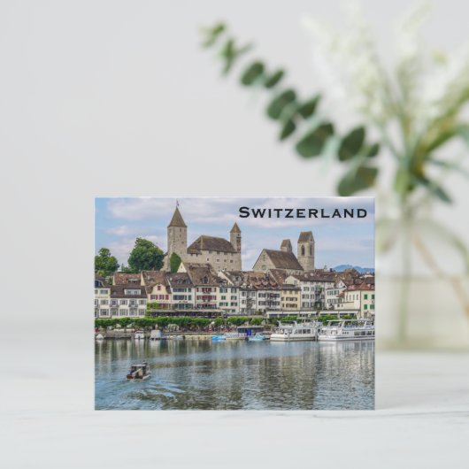 Zwitserland Vintage Travel Tourism Add Briefkaart (Staand voorkant)