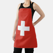 Zwitserland vlag All-Over Print Apron Schort (Insitu)