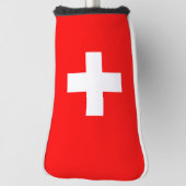 Zwitserland Vlag Golfheadcover (Draai 90)