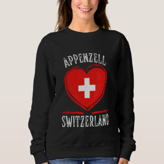Zwitserland Vlag Hart Appenzell Stad Trui
