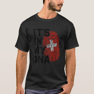 Zwitserland vlag Het zit in mijn DNA Zwitserse wor T-shirt