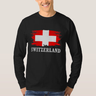  Zwitserland Vlag I Love Zwitserland T-shirt