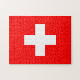 Zwitserland Vlag Legpuzzel