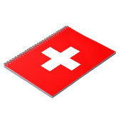 Zwitserland Vlag Notitieboek (Linkerzijde)