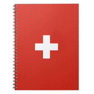 Zwitserland vlag notitieboek
