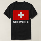Zwitserland Vlag Schweiz Suisse Swiss White Red T-shirt (Design voorkant)