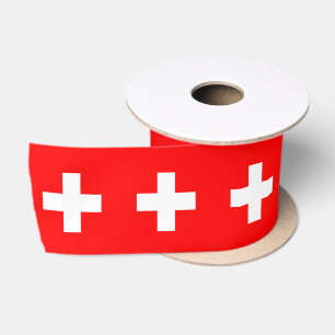 Zwitserland Vlag Schweiz Zwitsers Europa Satijnen Lint