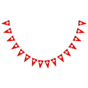 Zwitserland Vlag Schweiz Zwitsers Vlaggetjes